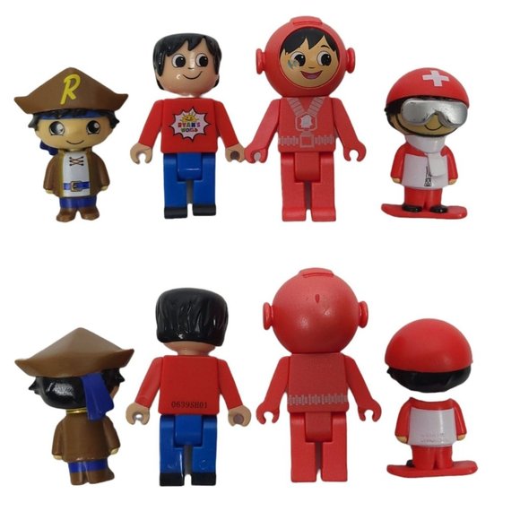 Ryans World Mini Figures Road Trip Van Car Panda Gus Red Titan Toys Lot Of 14 - Picture 8 of 10